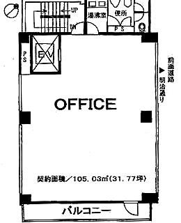 ニュー三水ビル4F 間取り図