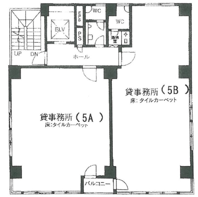 フクダビルA 間取り図