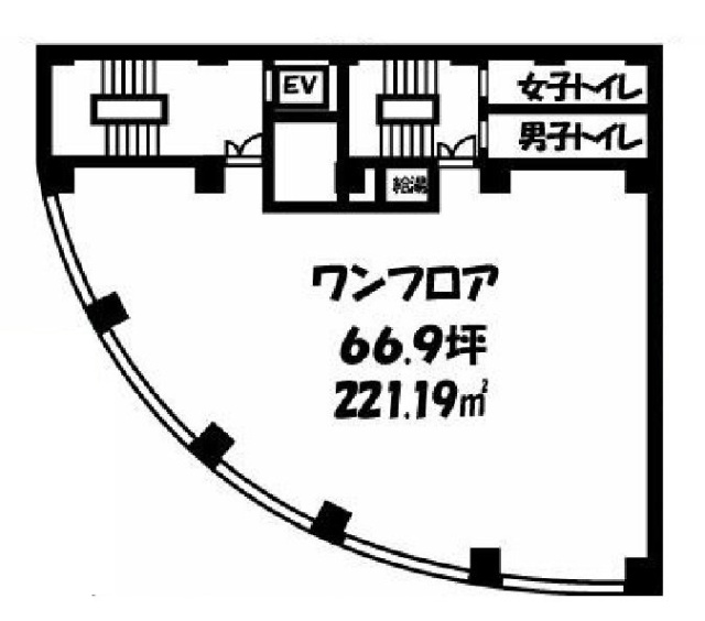 木村ビル3F 間取り図