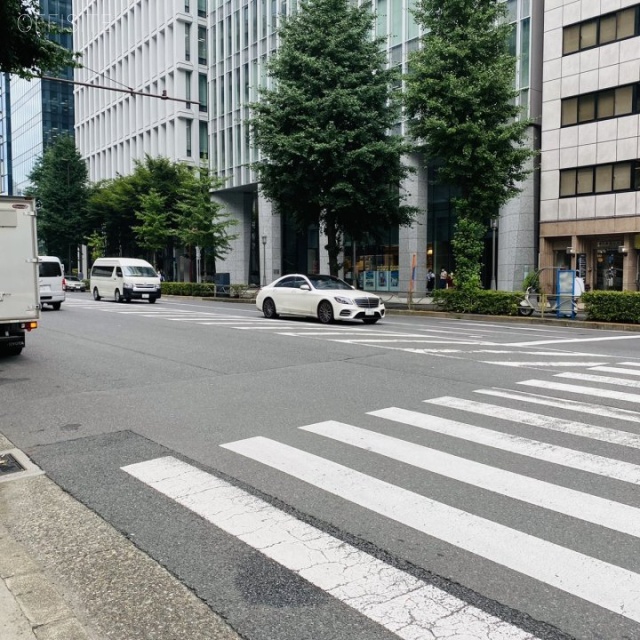 日本ガス協会ビル ビル前面道路