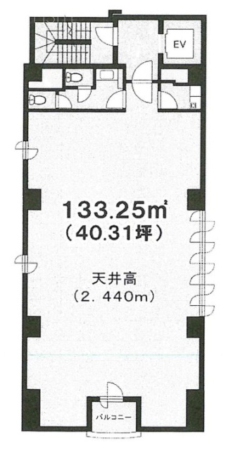 北村ビル2F 間取り図