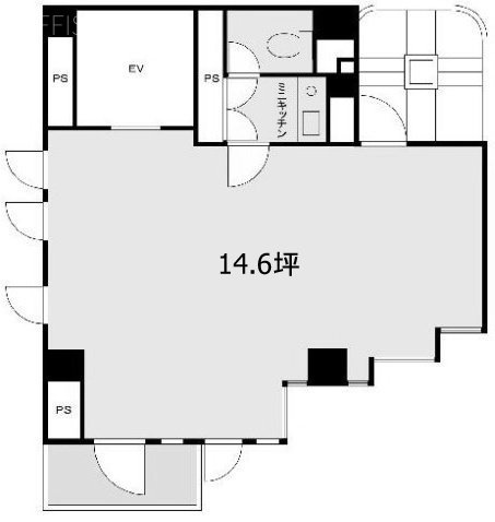 KDA富久町ビル401 間取り図