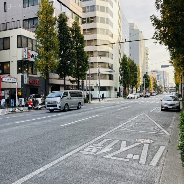 さくら堀留ビル ビル前面道路