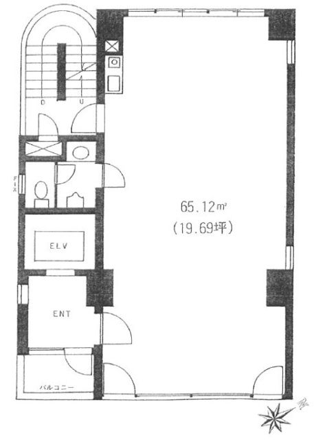 大賀ビル6F 間取り図