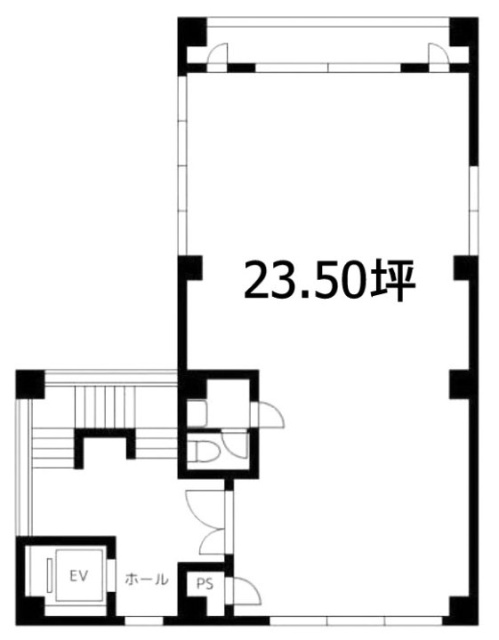 イーストビル錦糸町Ⅲ2F 間取り図