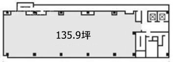 日本橋兜町M-SQUARE7F 間取り図