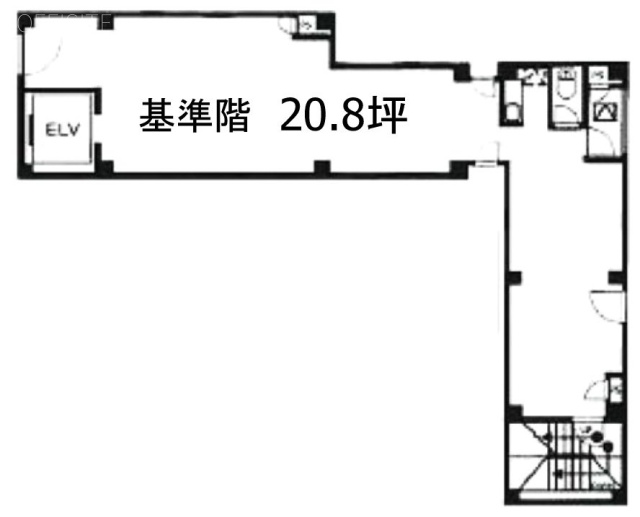 松楽ビル2F 間取り図