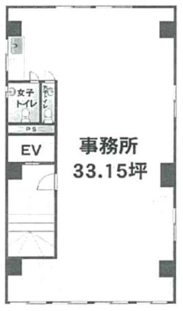 神保町ハトヤビル4F 間取り図