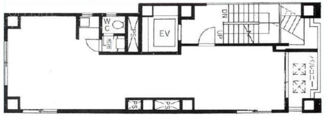 新橋アオヤギビル2F 間取り図