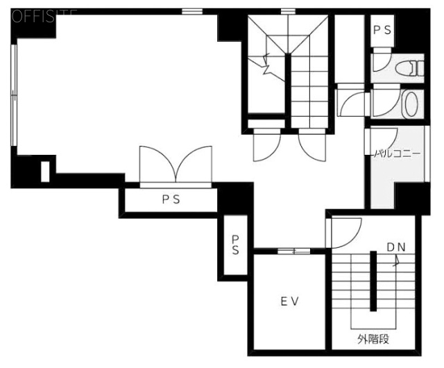 林ビル9F 間取り図