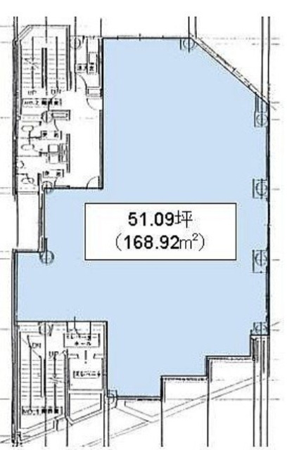 芝大門ビル5F 間取り図