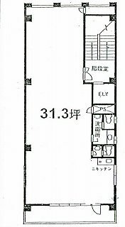 セントラル赤坂ビル6F 間取り図