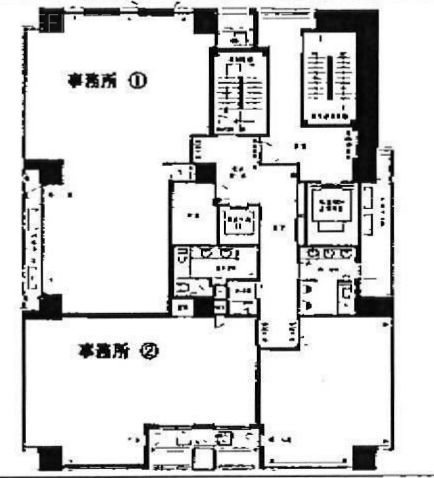 麹町パークサイドビル5F 間取り図