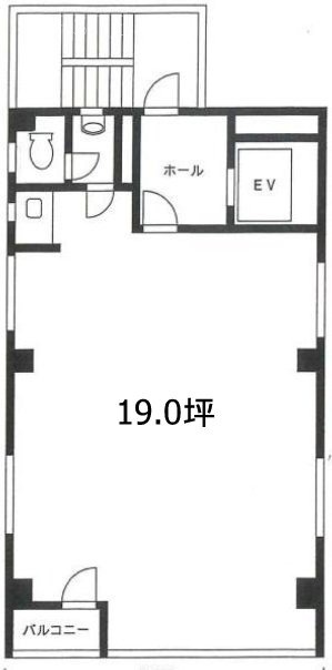 山口ビル5F 間取り図