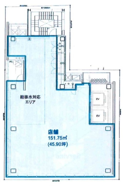 ゼットエックス銀座ビル5F 間取り図