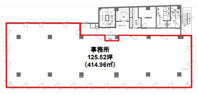 精興竹橋共同ビル3F 間取り図