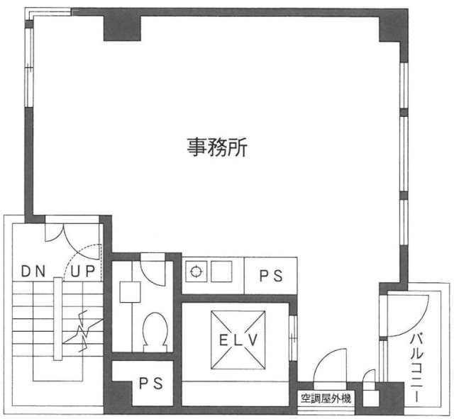 原宿小嶋ビル1F 間取り図