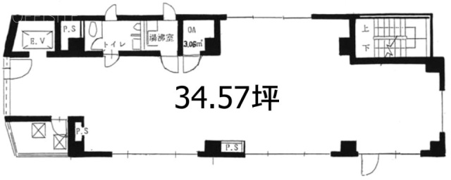 松風ビル2F 間取り図