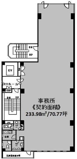 ISM門前仲町5F 間取り図