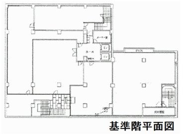 共同ビル銀座7丁目404 間取り図