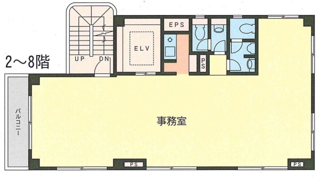 マルヒロ京橋ビル6F 間取り図