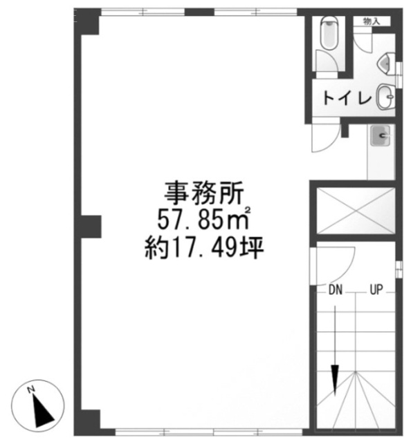 神楽坂ビル3F 間取り図