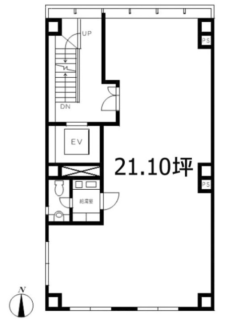 T・K AZUMAビル4F 間取り図