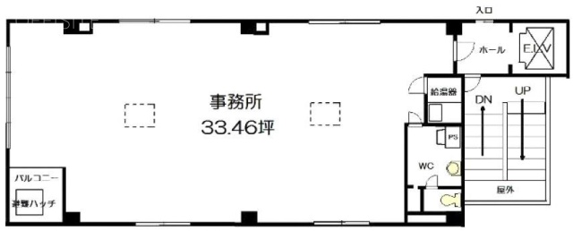 銀座サクラヤ第2ビル2F 間取り図