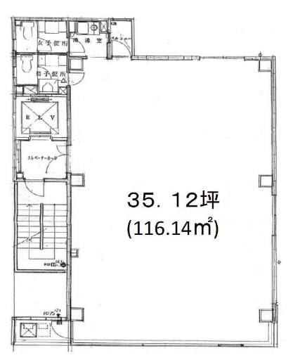 ニュー山本ビル3F 間取り図