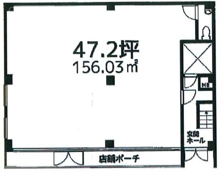 KRK成増ビル1F 間取り図