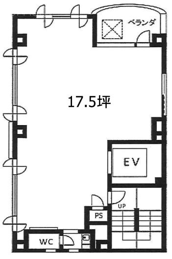 297ビル3F 間取り図