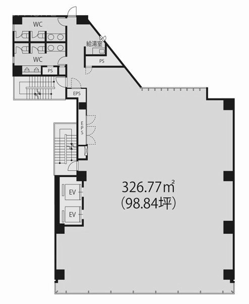 HF神田小川町ビル5F 間取り図