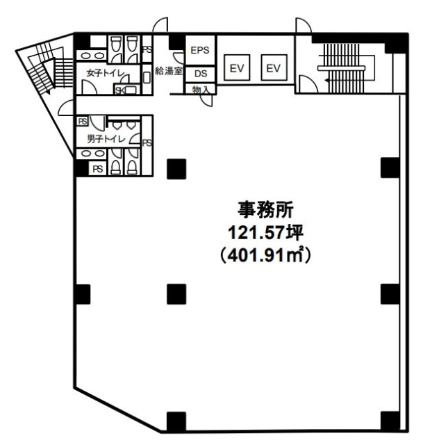 仮)東五反田オフィスビルB1F～10F 間取り図