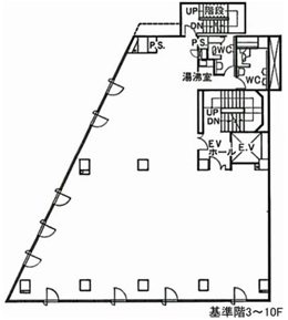 第2星光ビル3F 間取り図