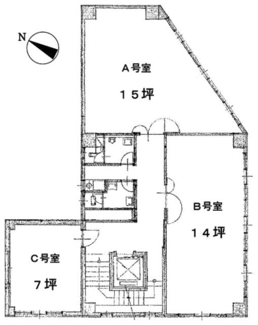 鈴野ビルB 間取り図