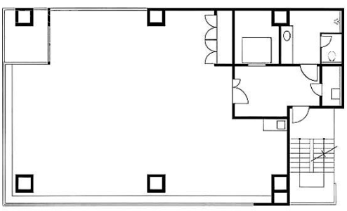 エイコー銀座ビル4F 間取り図