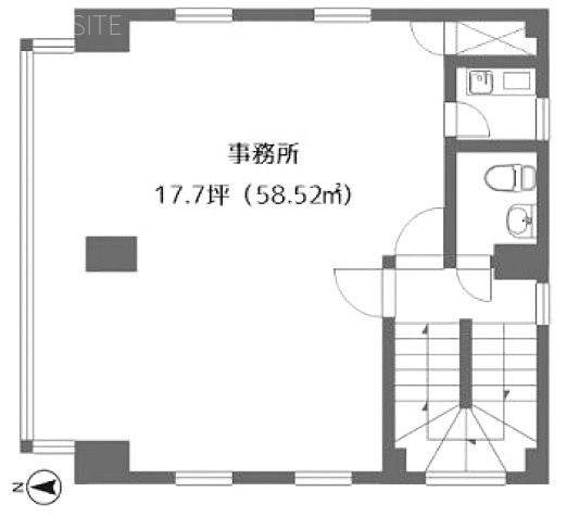 第3コンパスビル3F 間取り図