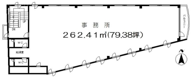 奥沢駅前井田ビル3F 間取り図