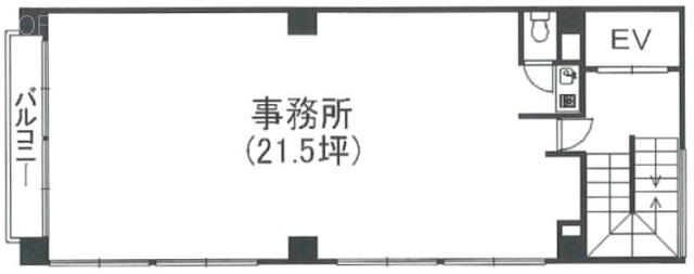 長谷川ビル5F 間取り図