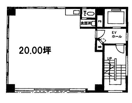 大湖堂ビル4F 間取り図