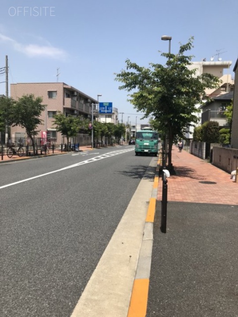 石神井ファインレジデンス ビル前面道路