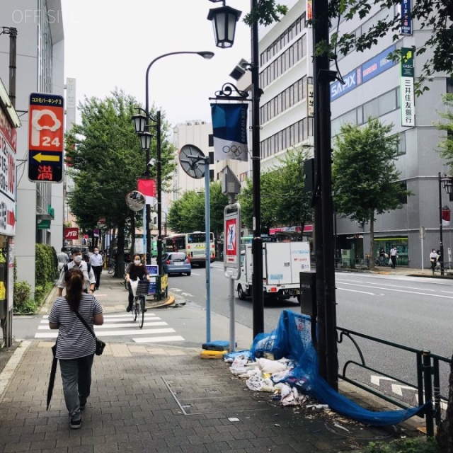 池田園ビル ビル前面道路