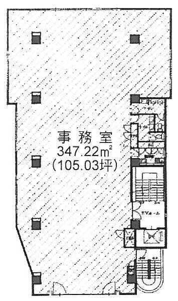 プラザ曙橋ビル2F 間取り図