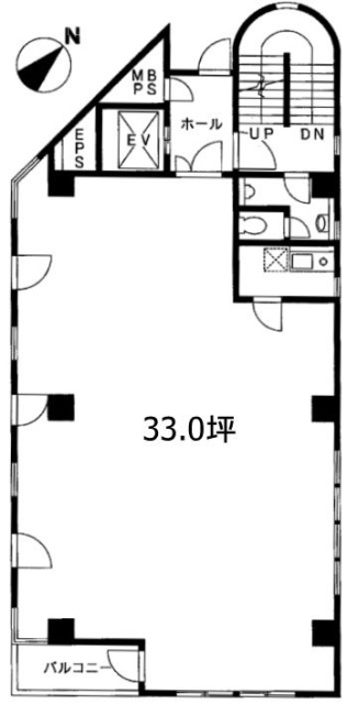 石川ビル2F 間取り図