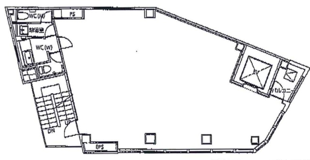 AS ONE 東池袋ビル5F 間取り図