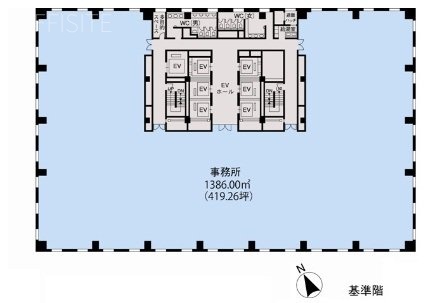 東京建物八重洲ビル3F 間取り図