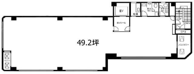 新扇堂ビル3F 間取り図