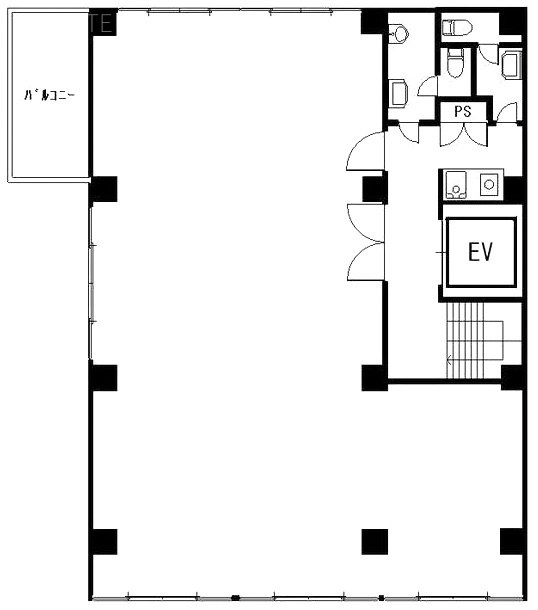 第2秋月ビル4F 間取り図