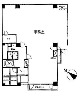 保科(ほしな)ビル5F 間取り図