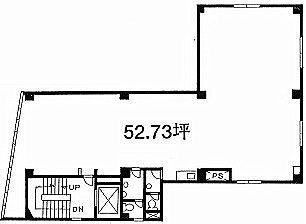 福清ビルB1F～1F 間取り図